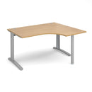 TR10 Ergonomic Desk - Oak - NWOF