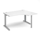 TR10 Ergonomic Desk - White - NWOF