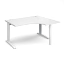 TR10 Ergonomic Desk - White - NWOF