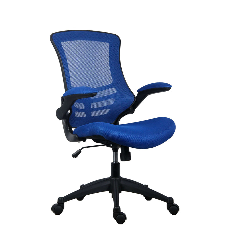 Marlos Mesh Back Office Chair with Folding Arms - NWOF