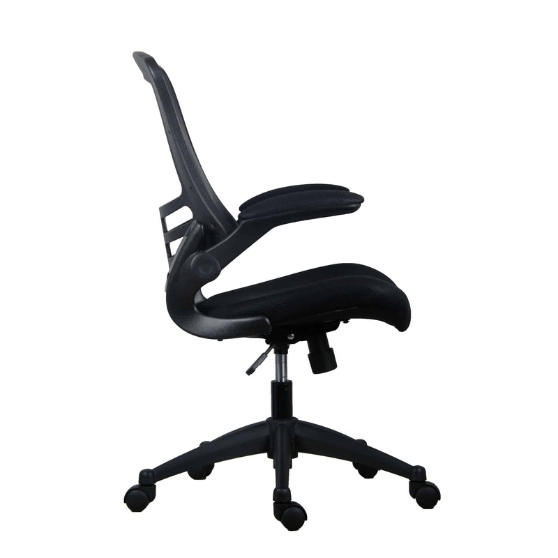 Marlos Mesh Back Office Chair with Folding Arms - NWOF