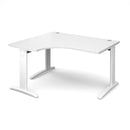 TR10 Deluxe Ergonomic Desk - White - NWOF