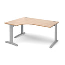 TR10 Deluxe Ergonomic Desk - Beech - NWOF