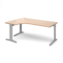 TR10 Deluxe Ergonomic Desk - Beech - NWOF