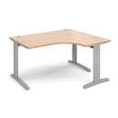 TR10 Deluxe Ergonomic Desk - Beech - NWOF