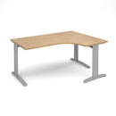 TR10 Deluxe Ergonomic Desk - Oak - NWOF