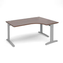 TR10 Deluxe Ergonomic Desk - Walnut - NWOF