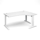 TR10 Deluxe Ergonomic Desk - White - NWOF