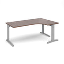 TR10 Deluxe Ergonomic Desk - Walnut - NWOF