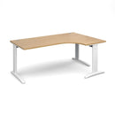 TR10 Deluxe Ergonomic Desk - Oak - NWOF
