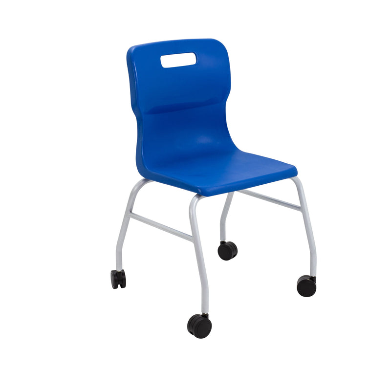 Titan Move 4 Leg Chair with Castors - NWOF