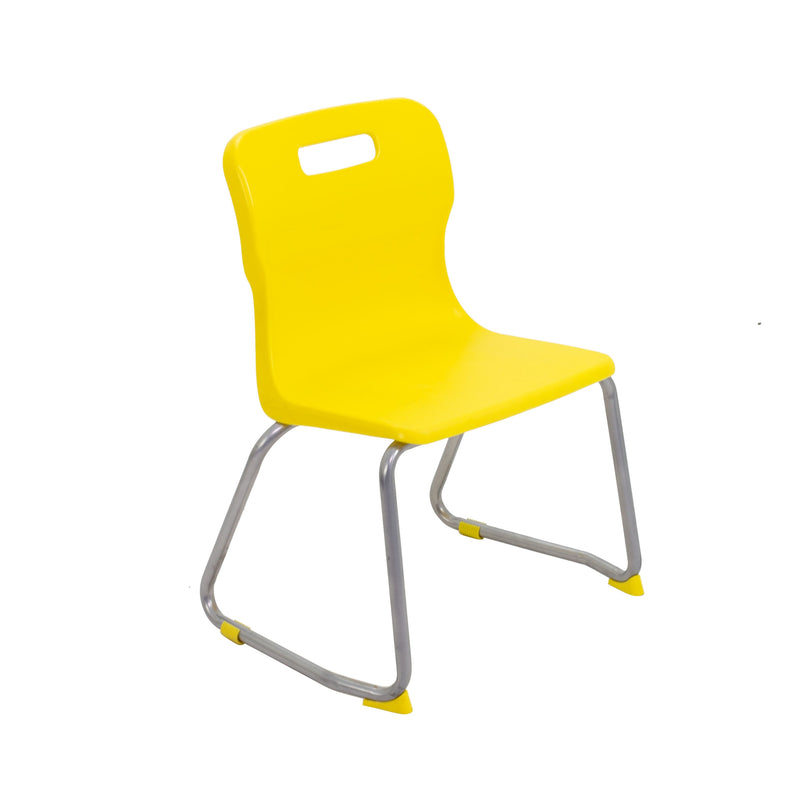 Titan Skid Base Classroom Chair Size 3 (6-8 Years) - NWOF