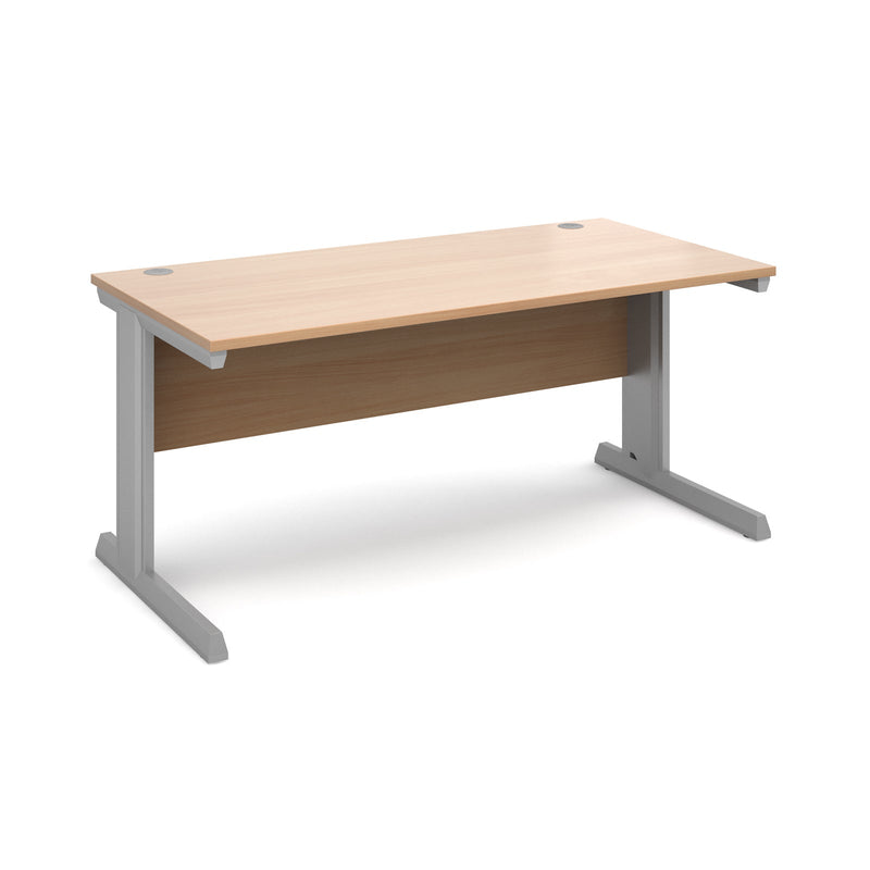 Vivo 800mm Deep Straight Desk - Beech - NWOF