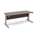 Vivo 800mm Deep Straight Desk - Walnut - NWOF