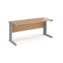 Vivo 600mm Deep Straight Desk - Beech - NWOF
