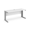 Vivo 600mm Deep Straight Desk - White - NWOF