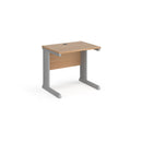 Vivo 600mm Deep Straight Desk - Beech - NWOF